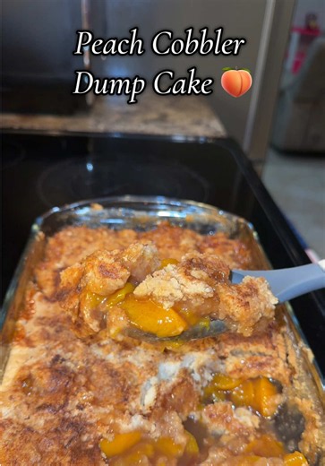 Peach Cobbler Dump Cake — Easy 50-Minute Dessert