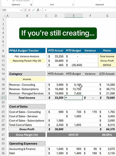 Learn how to create live ERP reports in Excel using @datarails #datarails #excel #spreadsheets
