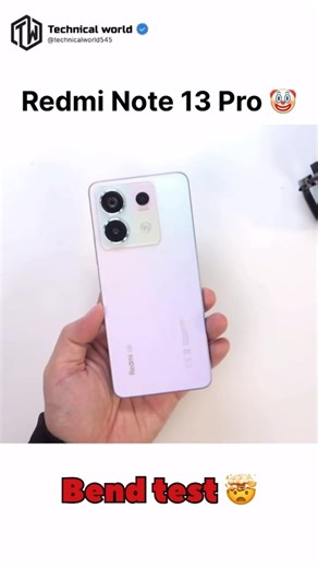 Xiaomi Note 13 Pro 🤡#Durability/Bend test🤯#Will it Survive 🤔