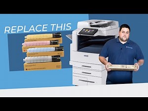 How to quickly replace the toner on your Xerox machine: AltaLink WC 7500s and C8000s