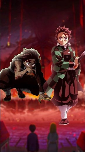 Demon Slayer Demons vs Human Forms 🔥// #demonslayer #anime #animebattle