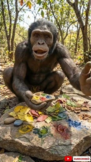 🎨🖌️ When Humans First Created Art – Watch Ancient Cave Drawings Come to Life! ⛰️✨