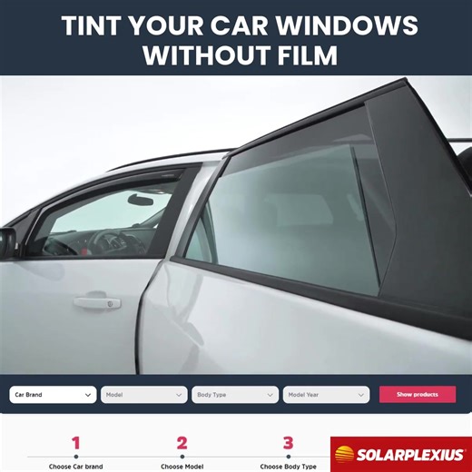 Effortlessly tint your car windows with our DIY window tints! No water, no glue, and no bubbles required. Get a perfect result every time without complicated installations or messy clean-up. | Solarplexius UK