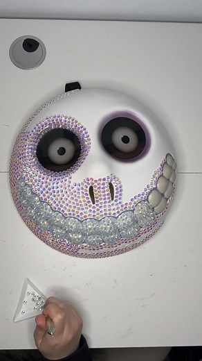 DIY Bedazzled Nightmare Before Christmas Masks | Final Part