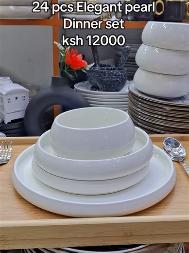 Elegant 24-Piece Ceramic Dinner Set for Stylish Dining