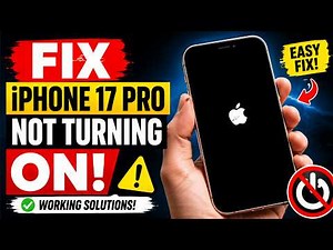 How To Fix iPhone 17 Pro Not Turning On - 2026