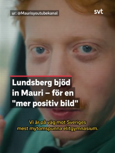 Lundsberg har varit under hård press från både myndigheter och medier. För att få ut en ”mer positiv bild” av internatskolan bjöd skolledningen in influencern Mauri Hermundsson som gjorde ett reportage på skolan: ”Jag kände inte till att SVT gjorde en dokumentär”, säger han till SVT Nyheter. #svtnyheter #nyheter #svt