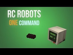 Remote Control Robots in one command! Minecraft Map