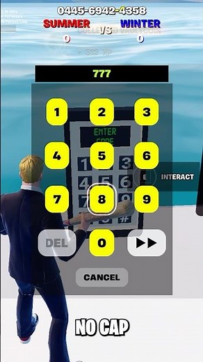 Most OP Code in Fortnite (Summer vs Winter) CHEAT CODE #fortnite #chapterx #xpmapfortnitecreative