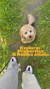 How to use explorer and properties in Roblox studio? #geometrydash #roblox#robloxstudio #growagarden