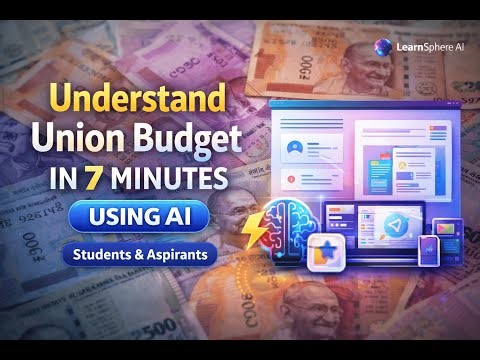 Union Budget Made Easy with AI | NotebookLM Budget Analysis #aitools #2026 budget