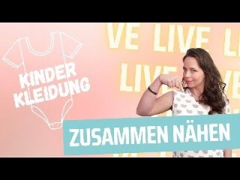 🔴 LIVE: Wir nähen zusammen für die Kleinen