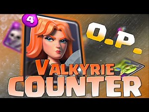 Clash Royale Tips & Tricks - VALKYRIE Vs. MORTAR DECK!(Valkyrie is Overpowered!)