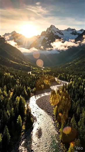 Epic Mountains & Skies – A 16s Cinematic Journey 🌄🌅