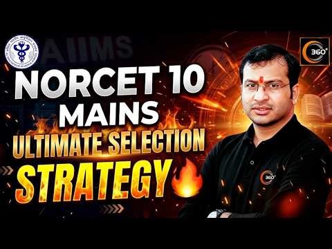 NORCET 10 Mains Ultimate Strategy & Time Table ⏰ | 100% Selection Plan | Siddharth Sandu Sir