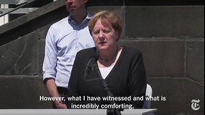 Merkel Visits Flood Region as Toll Continues to Mount (Published 2021)