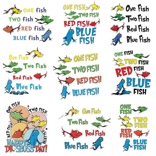 One Fish Two Fish Svg, Fishs Png, Teacher Life Svg, Read Across America, Red Fish Blue Fish, Reading Squad Svg,instant Download - Etsy