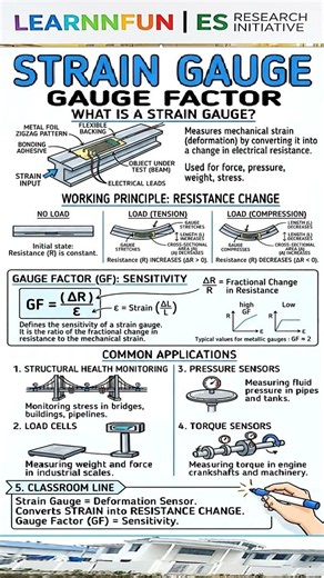 #Electrical#Electronics#Strain Gauge & Factor