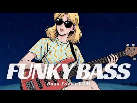 Shooting Star Groove Slap Bass BGM | Funky Fusion Bass for Work & Relax