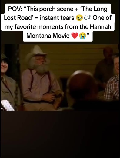 This scene never fails to get me 🥹🎸 Why did the Hannah Montana Movie go this hard emotionally.😭 Be honest… did this porch scene make you emotional too? 🥹🎶😭 song: bless the broken road #hannahmontana #pov #fypシ゚ #DisneyMovies #childhoodmemories