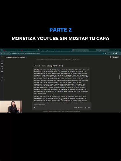 Crear un canal de finanzas faceless con Claude.ai: todo con 1 prompt
