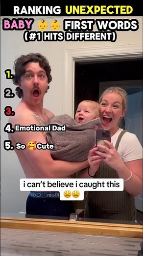 Ranking the FUNNIEST & Most Unexpected 🤯 Baby First Words Ever (You Won’t Believe #1!)#cutestbaby