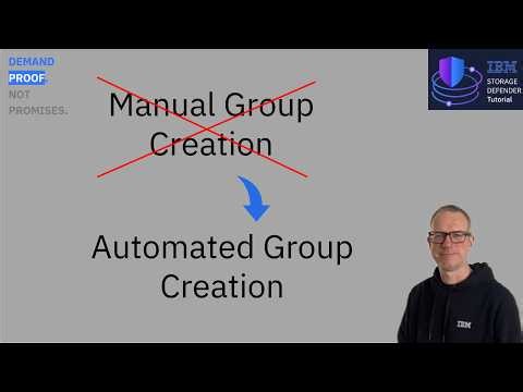 IBM Storage Defender: Automated Creation of RecoveryGroups
