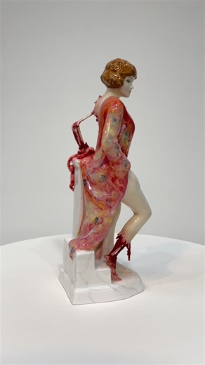 Hi-Fructose Magazine | Sweet dreams 💤 Sculpture by Jessica Harrison. @jessicaharrisonstudio Courtney 2025 18.5 x 7 x 6.5cm Found ceramic, epoxy resin, enamel... | Instagram