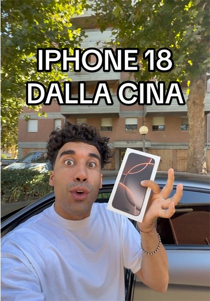 IPHONE 18 dalla Cina