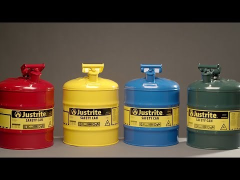 Type I Safety Can Features (Prevent Leaks and Fires)