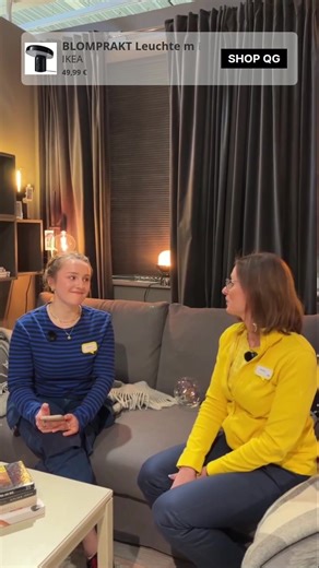 IKEA Deutschland on Instagram: "In unserer heutigen Live-Show entdecken wir, wie skandinavische Beleuchtung dein Zuhause in eine Oase der Gemütlichkeit verwandelt. Von minimalistischen Designs bis zu funktionalen Highlights – wir zeigen dir, wie du mit dem richtigen Licht eine warme, einladende Atmosphäre schaffst. #IKEALiveshopping #meinIKEA"