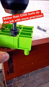 Making Wood Joint with Woodworking Dowel Jig 1-4” 5-16” 3-8” Drill Guide Doweling Jig Tool #reels #tips #tutorial #toolstour | Toolstour