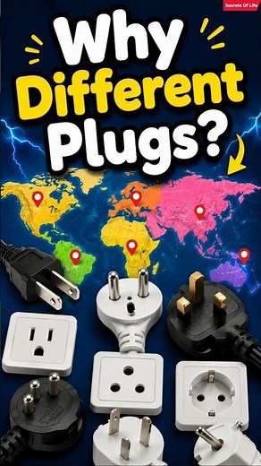 Why do different countries use different electrical plugs and sockets?.
