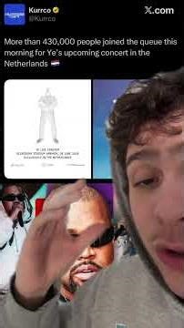 First show of Kanye West’s Europe tour already sold out #kanye #kanyewest #kanyetok #yeezy