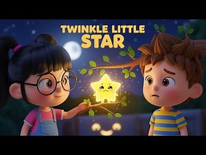 Twinkle Twinkle Little Star ⭐ | Magical Kids Rhyme with Coco & Max | Bedtime Song