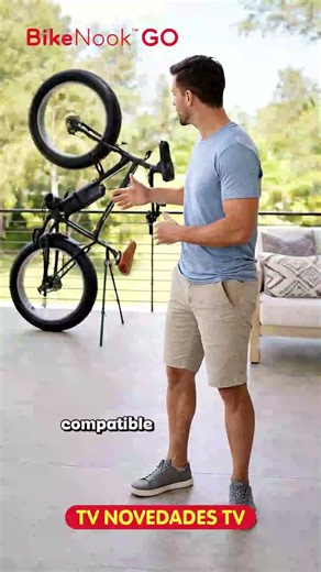 Soporte Vertical para Bicicletas Bike Nook Go #bicicletas #ordenencasa #tvnovedadestv #bikenookgo