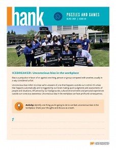 Icebreaker: Unconscious Bias in the Workplace