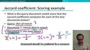 19.2 |使用Jaccard系数评分 -  NLP课程（英文字幕）