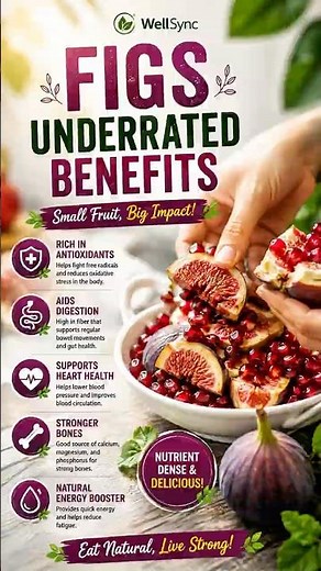 FIGS UNDERRATED BENEFITS #fruit #fruitlovers #health