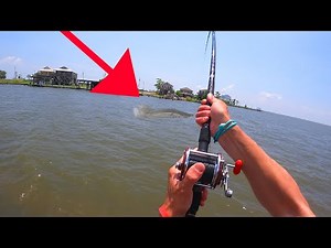 Fishing Brackish Water In Louisiana (Using Penn Peer 209 Reel)
