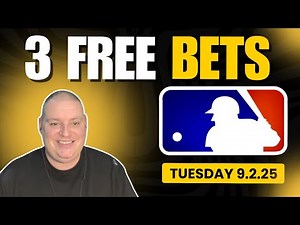 Craig's 3 Free Tuesday Betting Picks - 9/2/25 l MLB Picks, MLB Bets & MLB Predictions