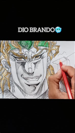 Drawing Dio Brando 😈🔥 | Anime Art