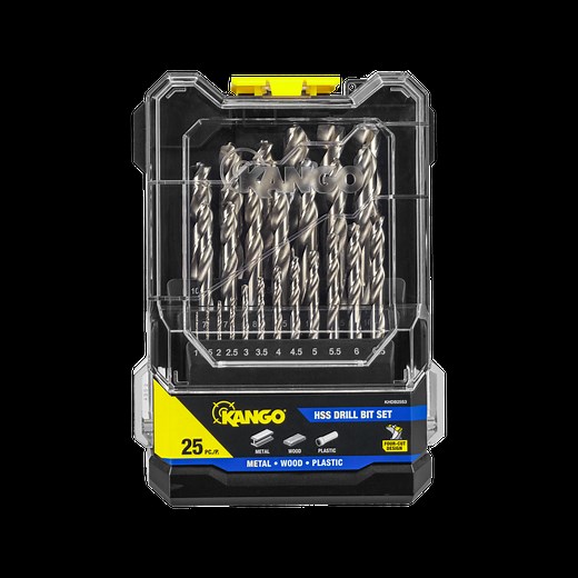 Kango 25 Piece HSS Drill Bit Set