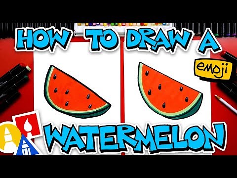How To Draw The Watermelon Emoji 🍉
