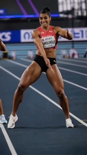 Mujinga Kambundji brings the SWISS SPEED to the dance floor! 🇨🇭💃 #Schlager #Running