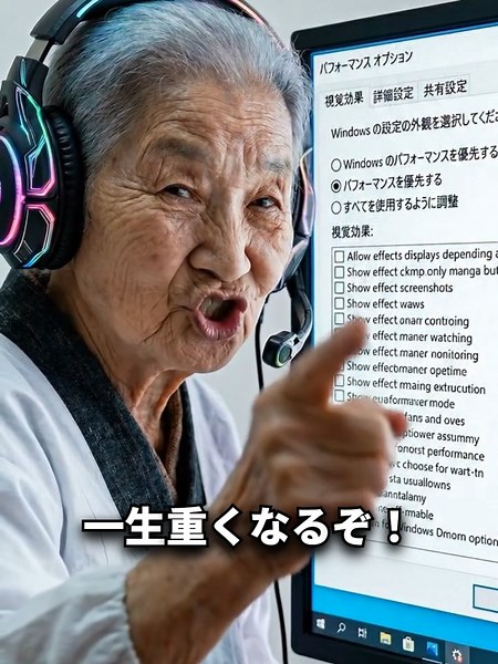 【激重】ウィンドウズの無駄な装飾アニメーション#ライフハック #ガジェット #PC初心者 #ゲーミングPC