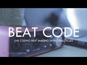 Boom Bap Live Coding With TidalCycles