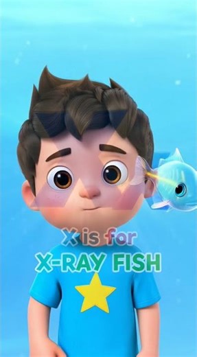 🦴 Learn Letter: X, x is for X-RAY FISH! ABCs for Toddlers Kids #youtubekids #niños #kidsfun #kids