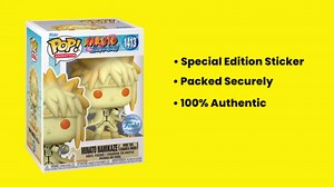 Funko Pop! Anime: Naruto Shippuden - Minato Namikaze (Nine Tail Chakra Mode) Special Edition Multicolor Exclusive #1413