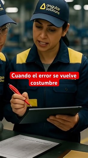 Cuando el error se vuelve costumbre